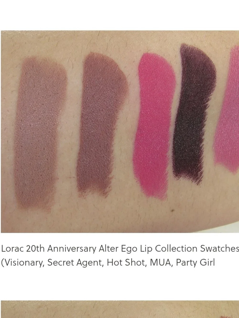 🧚‍♀️MUA Lorac RARE Alter Ego Lipstick NWT